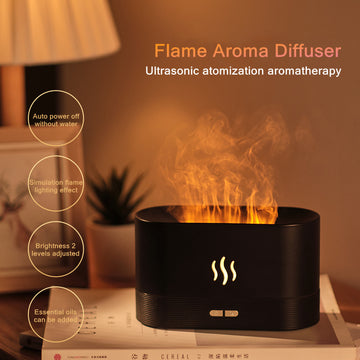 180ML Flame Effect Aroma Diffuser (USB Powered)